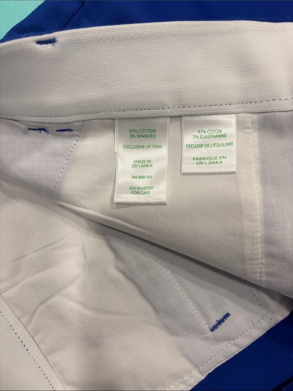 Lilly Pulitzer Cobalt Blue Tailored Bermuda Shorts - Picture 3 of 3